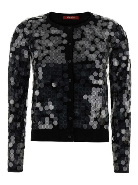 Max Mara Necton sequin-embellished cardigan - Black - zdjęcie produktu nr 1