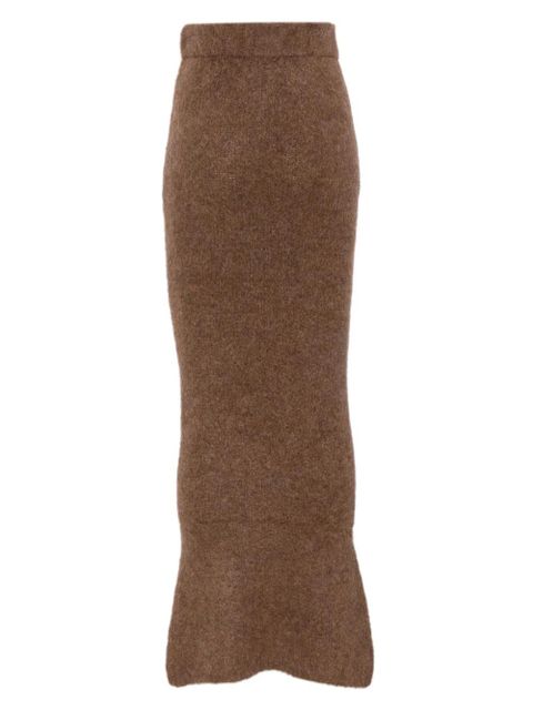 ENTIRE STUDIOS knitted maxi skirt - Brown - zdjęcie produktu nr 2