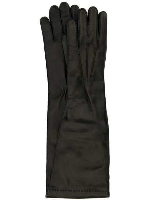 Miu Miu nappa leather gloves - Black - zdjęcie produktu nr 1