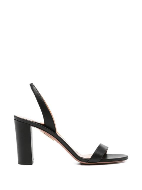 Aquazzura So Nude block sandals - Black - zdjęcie produktu nr 1