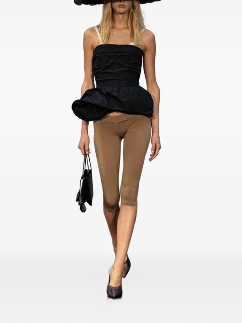 Magda Butrym ruched corset top - Black