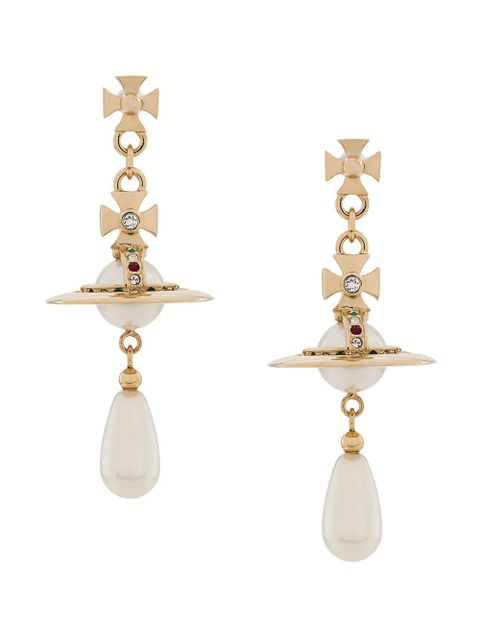 Vivienne Westwood Orb drop earrings - Gold - zdjęcie produktu nr 1