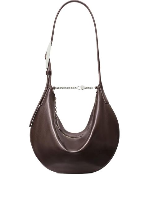 Tory Burch small Balloon zip leather shoulder bag - Brown - zdjęcie produktu nr 1