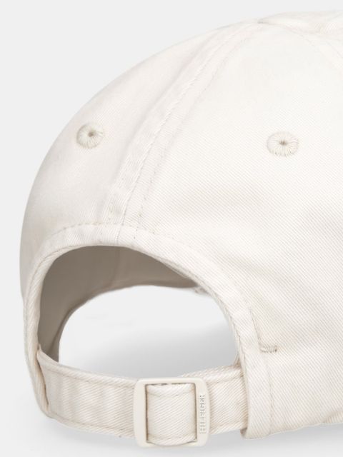 Tommy Hilfiger czapka z daszkiem bawełniana kolor beżowy AW0AW17987 - zdjęcie produktu nr 2