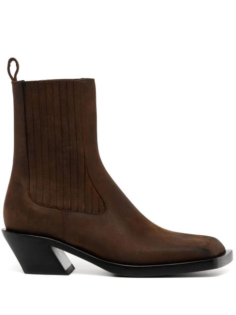 Amina Muaddi Chiara Chelsea boots - Brown - zdjęcie produktu nr 1