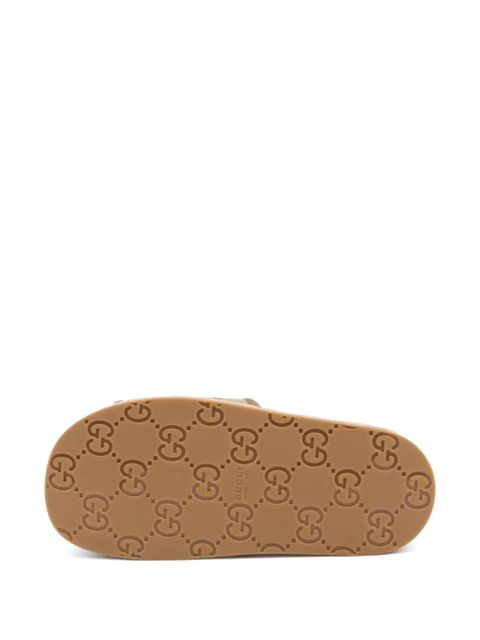 Gucci GG platform sandals - Neutrals