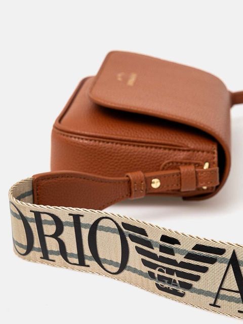 Emporio Armani torebka kolor brązowy EW000538 AF12103