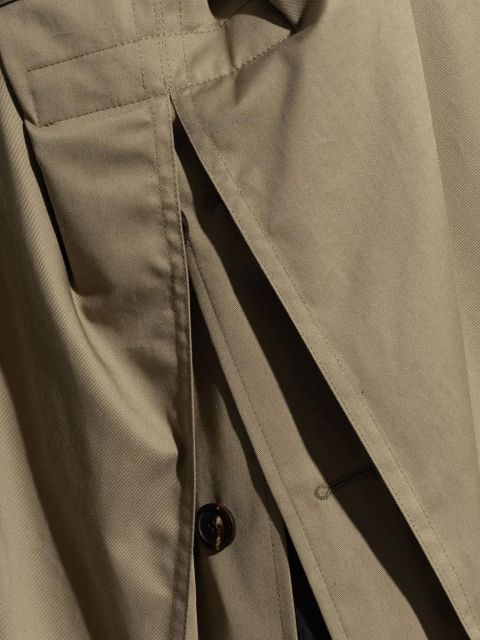 Balenciaga belted double-breasted trench coat - Neutrals