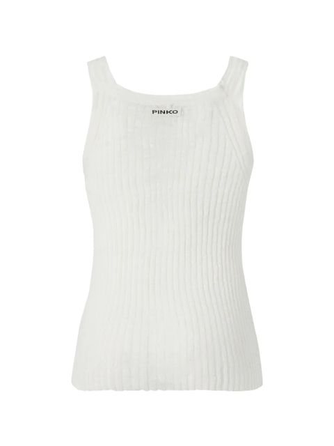 PINKO ribbed sleeveless vest - Neutrals - zdjęcie produktu nr 2
