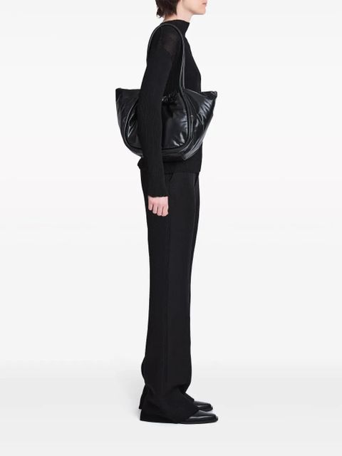 Proenza Schouler ruched leather tote bag - Black