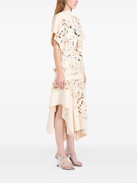 Proenza Schouler Dima laser-cut top - Neutrals