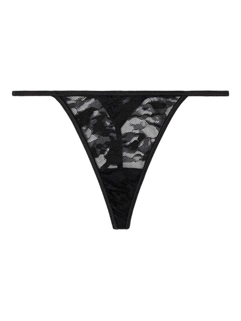 Diesel stacy-utlt lace logo thong - Black - zdjęcie produktu nr 1