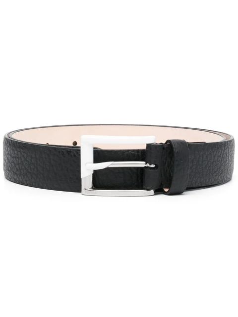 Maison Margiela grained leather belt - Black - zdjęcie produktu nr 1