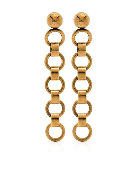 Jil Sander drop earrings - Gold - zdjęcie produktu nr 1