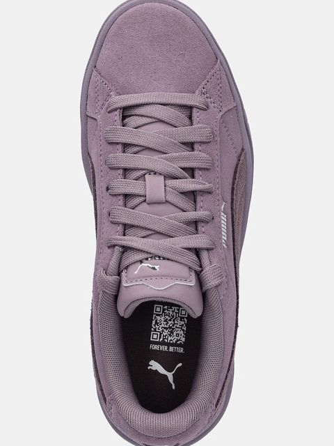 Puma sneakersy zamszowe Karmen II kolor fioletowy 397457