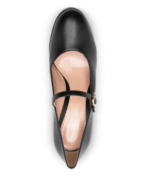 Gianvito Rossi 105mm platform strap pumps - Black