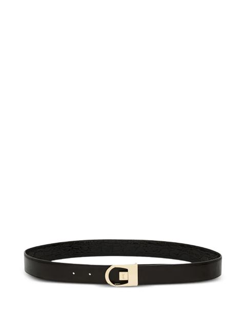 Saint Laurent reversible leather belt - Black - zdjęcie produktu nr 1