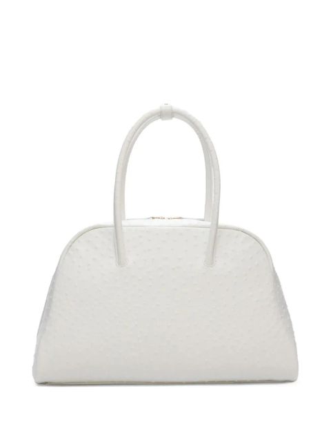LouLou de Saison Darnen textured leather tote bag - White - zdjęcie produktu nr 1
