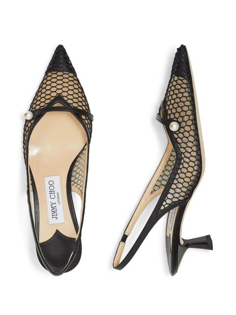 Jimmy Choo Amita 45mm slingback pumps - Black