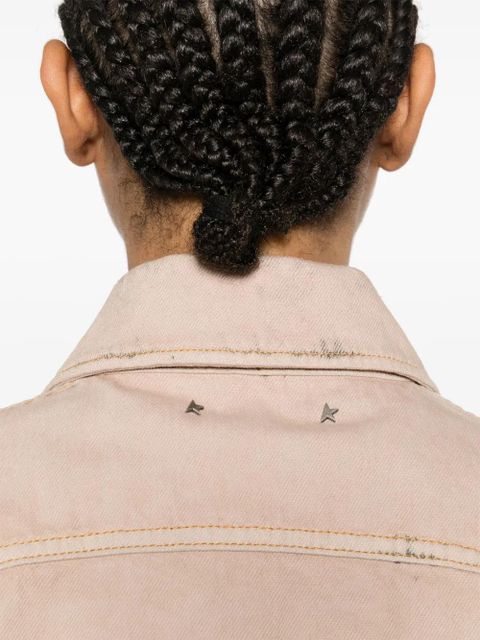 Golden Goose dyed denim bomber jacket - Neutrals