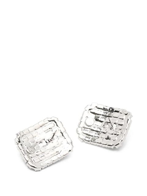 Jennifer Behr crystal-embellished earrings - Silver