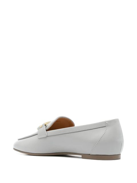 Tod's leather loafers - Grey