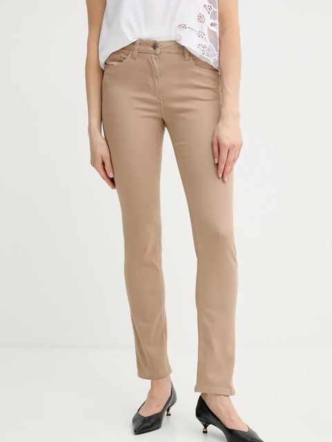 Morgan jeansy PETROI1 damskie kolor zielony PETROI1 - zdjęcie produktu nr 1