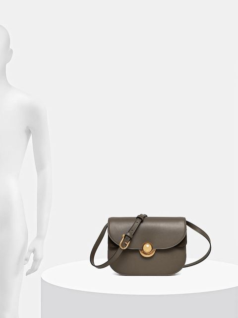 Furla torebka skórzana kolor zielony WB01355.BX0428.2810S - zdjęcie produktu nr 2