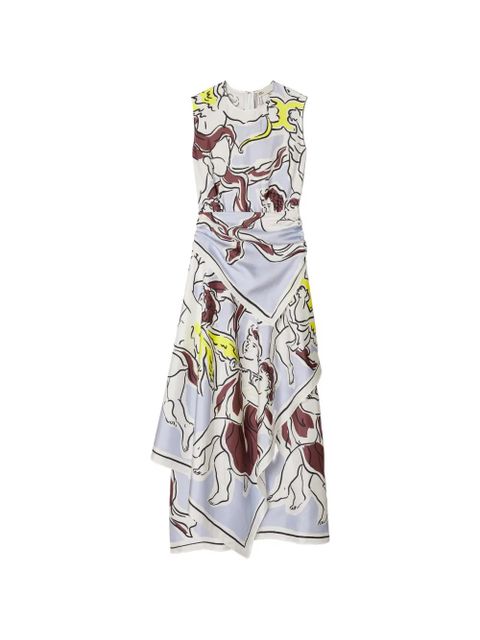 Tory Burch printed silk dress - Blue - zdjęcie produktu nr 1