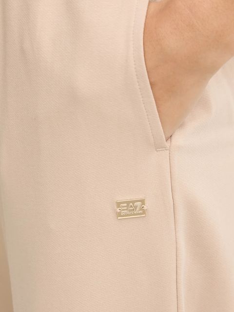 EA7 Emporio Armani dres damski kolor beżowy AF13135.7W000464