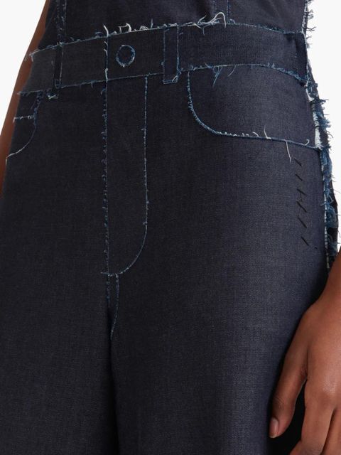 Marni stretch-cotton wide-leg jeans - UNB99 BLUE