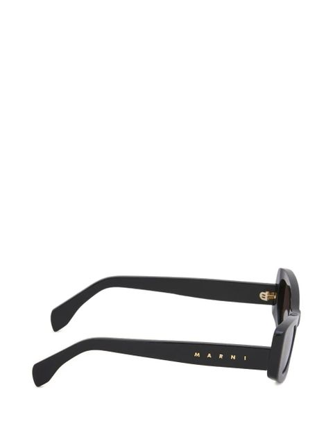 Marni Nyami rectangular butterfly sunglasses - Black
