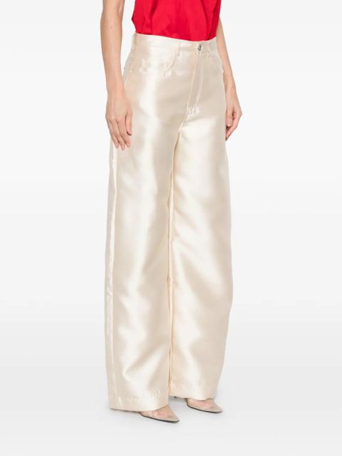 Marques'Almeida satin trousers - Neutrals