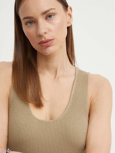 G-Star sukienka kolor zielony mini dopasowana D24659-D605 - zdjęcie produktu nr 2