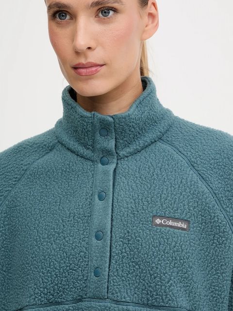 Columbia bluza polarowa Jasper damska kolor turkusowy gładka 2142381