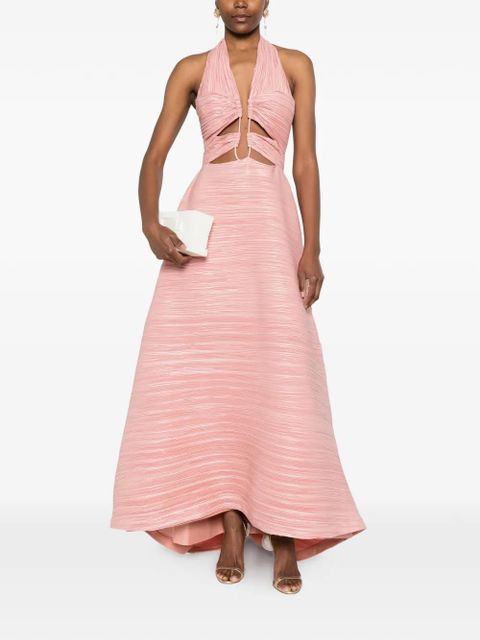 Cult Gaia cutout halterneck dress - Pink - zdjęcie produktu nr 2