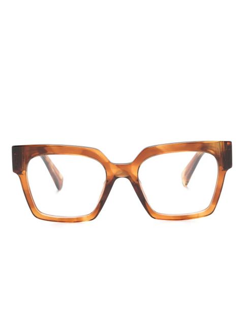 Miu Miu Eyewear MU04UV Vista glasses - Brown - zdjęcie produktu nr 1