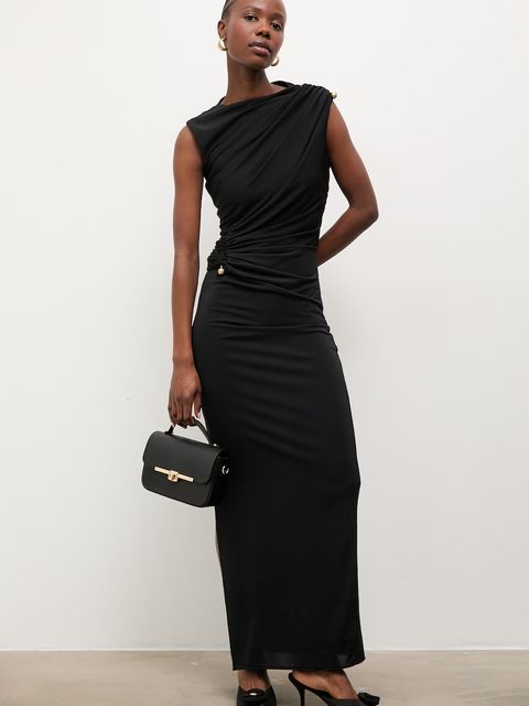 Answear.LAB sukienka z wiskozą - zdjęcie produktu nr 1