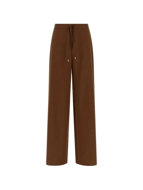 Max Mara Cortone elasticated-waistband trousers - Brown - zdjęcie produktu nr 1