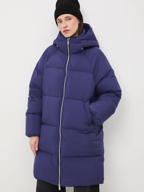 Medicine płaszcz puchowy kolor fioletowy