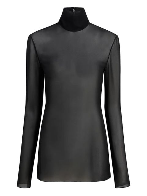 KHAITE roll-neck long-sleeve top - Black - zdjęcie produktu nr 1