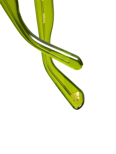 GANNI x Ace & Tate Twiggy sunglasses - Green