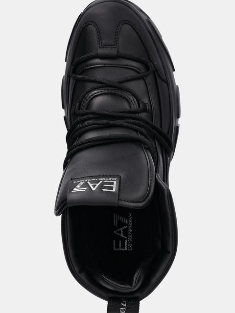 EA7 Emporio Armani buty damskie kolor czarny na platformie AF18611.7X000335