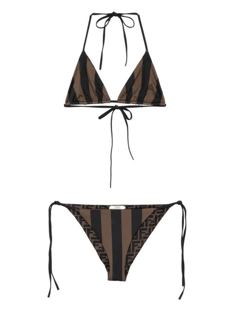 FENDI patterned reversible bikini - Brown - zdjęcie produktu nr 1