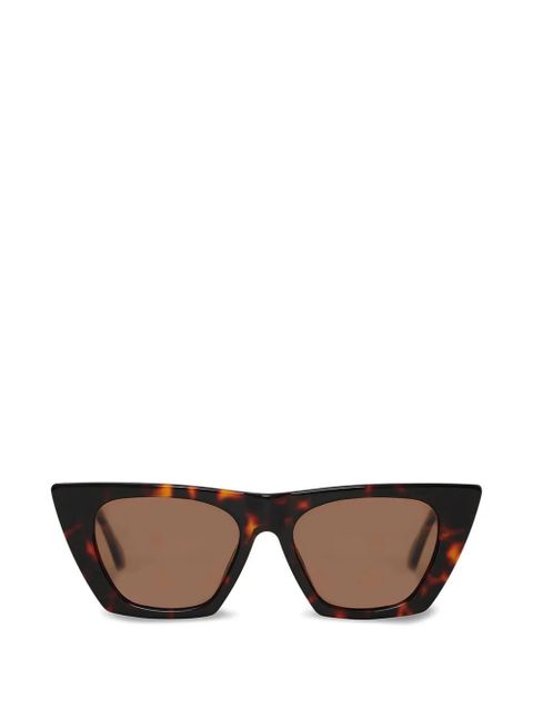ANINE BING Paris geometric sunglasses - Brown - zdjęcie produktu nr 1