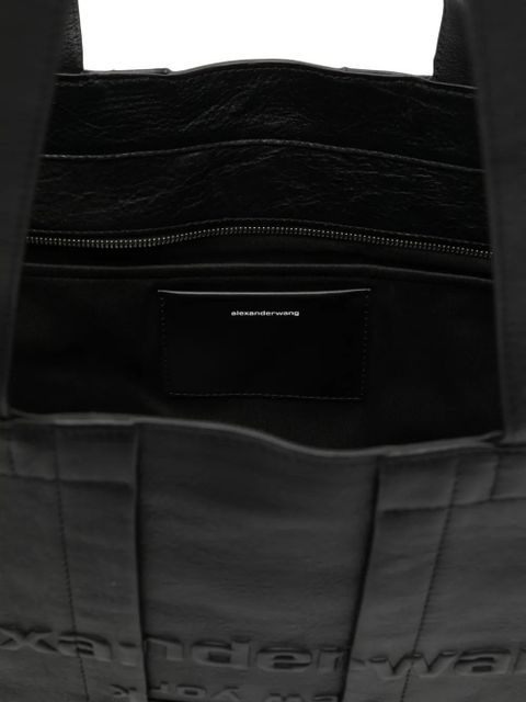 Alexander Wang large leather tote bag - Black