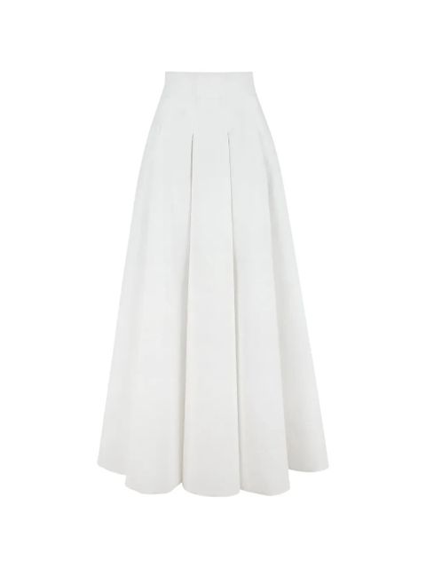 Acler Kelletsin pleated maxi skirt - White - zdjęcie produktu nr 1