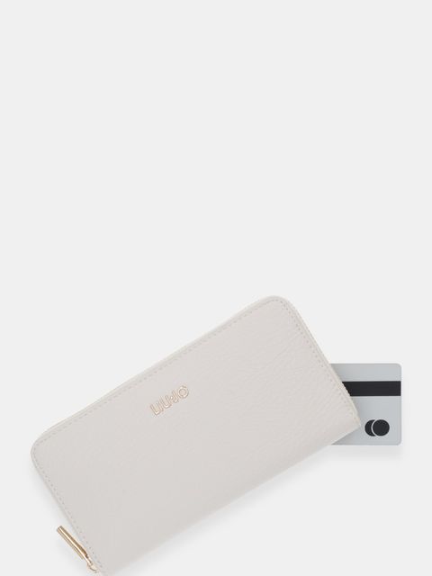 Liu Jo portfel damski kolor beżowy AA6170 E1109