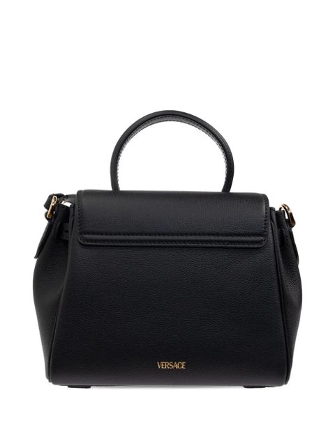 Versace Medusa Head-plaque top-handle bag - Black
