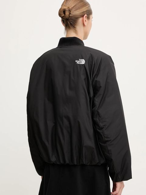 The North Face kurtka bomber Choqa kolor czarny zimowa oversize NF0A8F1WJK31